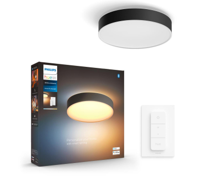 Inteligentne oświetlenie Philips Hue White ambiance Lampa sufitowa Enrave M (czarna)